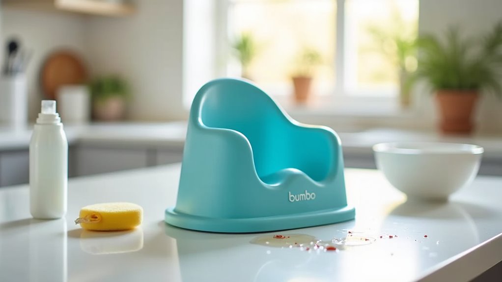 stubborn stains on bumbo