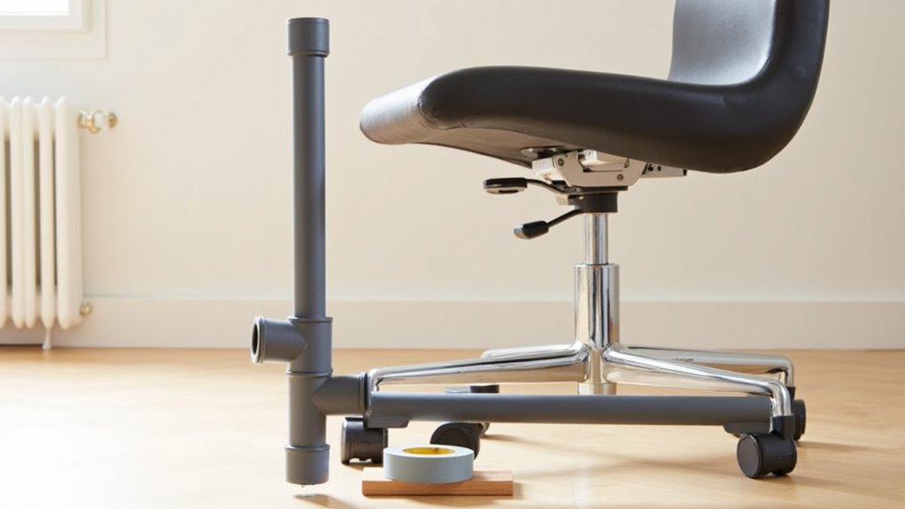 temporary chair height fixes