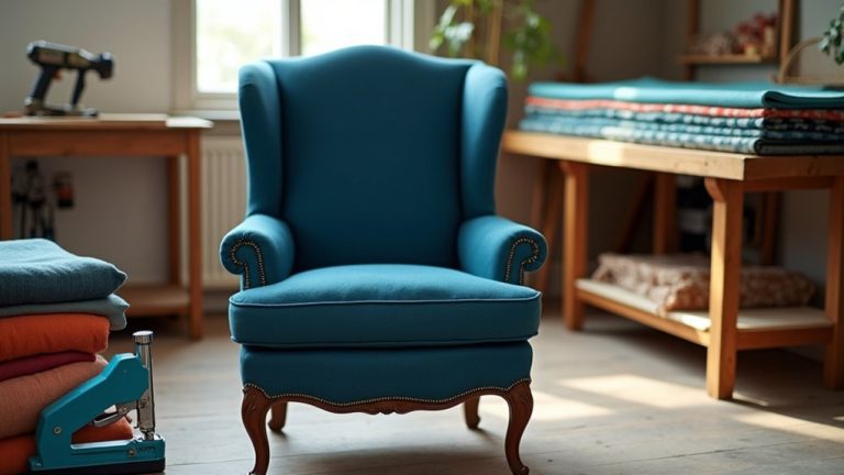 upholster wingback chair back